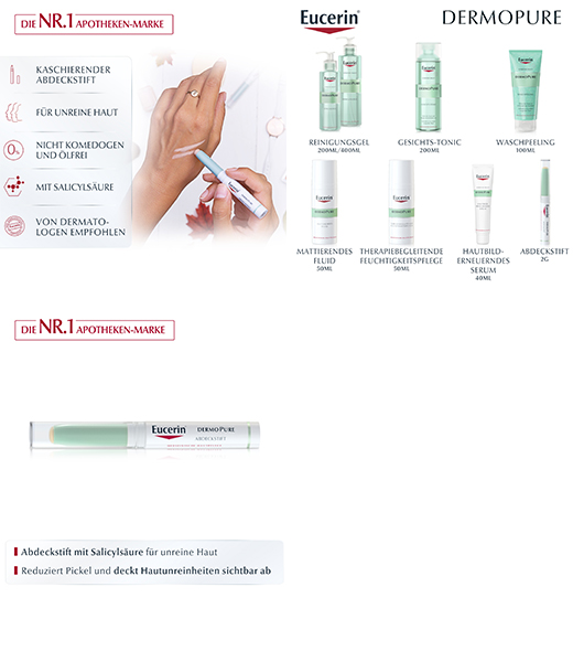 EUCERIN DermoPure concealer stick, 2,0 g