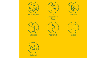RICOLA o.Z.Box appelsin-mynte-bolsjer, 50 g