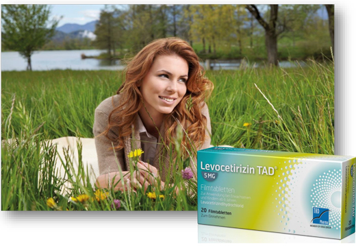 LEVOCETIRIZIN TAD 5 mg filmovertrukne tabletter, 100 stk