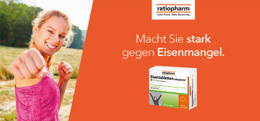 EISENTABLETTEN-ratiopharm N 50 mg filmovertrukne tabletter, 100 stk