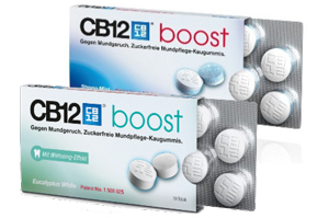 CB12 boost strong mint tyggegummi, 10 stk