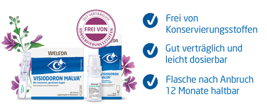 VISIODORON Picături pentru ochi Malva, 10 ml