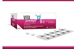 VITAPROMPT 1000 mikrogram filmovertrukne tabletter, 100 stk