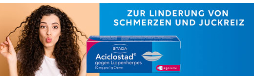 ACICLOSTAD Creme mod forkølelsessår, 2 g