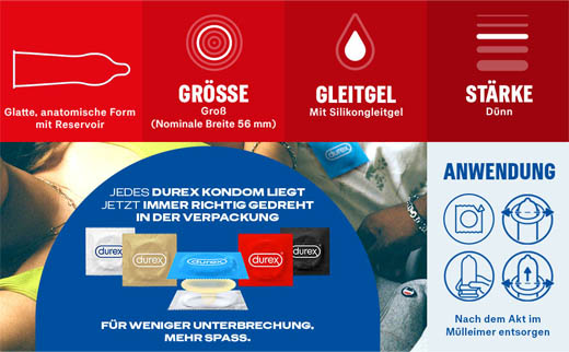 DUREX Sensitive classic kondomer, 20 stk