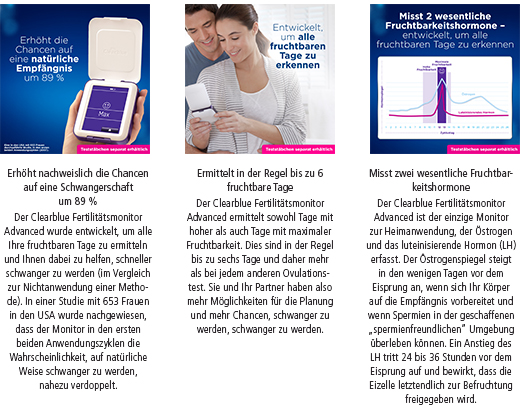 CLEARBLUE Fertility Monitor teststrimler 30+3, 33 stk
