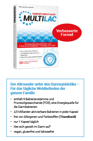 MULTILAC Intestinal synbiotic enteric-coated kapsler, 10 stk