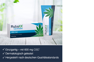 RUBAXX Cannabis CBD Gel, 120 g