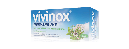 VIVINOX Nervøs hvile Baldr.+Mel.+Passion.Calming.Drag., 100 St
