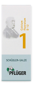 BIOCHEMIE Pflüger 1 Calcium fluoratum D 12 tabletter, 400 stk