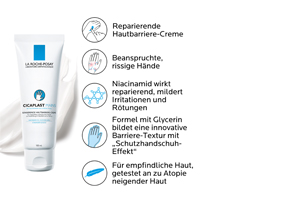 ROCHE-POSAY Cicaplast håndcreme, 100 ml