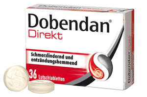 DOBENDAN Direct Flurbiprofen 8,75 mg sugetabletter, 36 stk