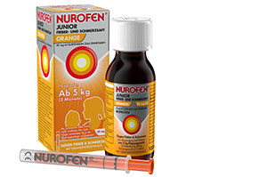 NUROFEN Junior feber og smerte juice orange 40 mg/ml, 100 ml