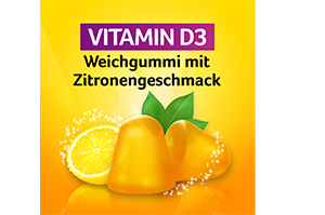 VIGANTOLVIT 2000 I.U. Vitamin D3 bløde gummier, 60 stk