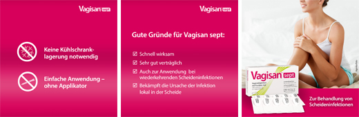 VAGISAN sept vaginale suppositorier med povidon-jod, 10 stk