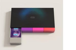 DUREX Fun Explosion kondom-mix af 4 typer, 40 stk