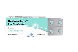 DESLORADERM 5 mg filmovertrukne tabletter, 20 stk