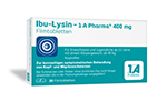 IBU-LYSIN 1A Pharma 400 mg filmovertrukne tabletter, 50 stk