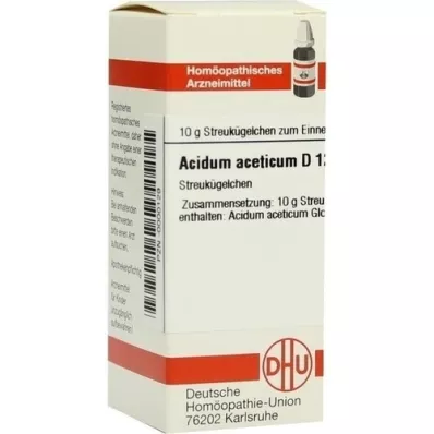 ACIDUM ACETICUM D 12 kugler, 10 g
