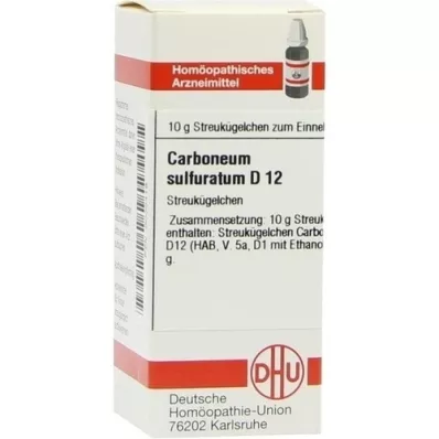 CARBONEUM SULFURATUM D 12 kugler, 10 g