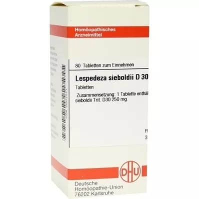 LESPEDEZA SIEBOLDII D 30 tabletter, 80 stk
