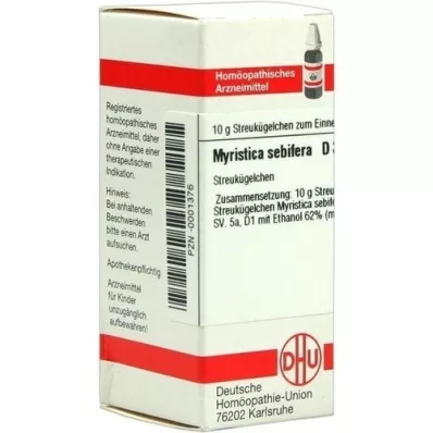MYRISTICA SEBIFERA D 3 kugler, 10 g