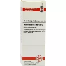 MYRISTICA SEBIFERA D3-fortynding, 20 ml