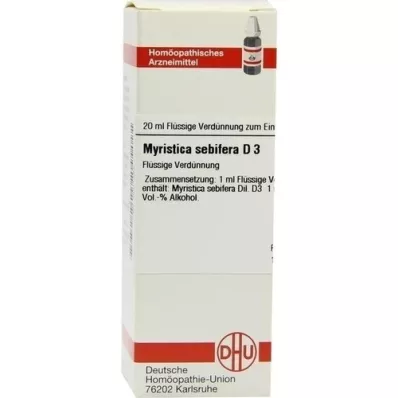 MYRISTICA SEBIFERA D3-fortynding, 20 ml