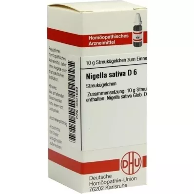 NIGELLA SATIVA D 6 kugler, 10 g