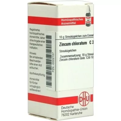 ZINCUM CHLORATUM C 30 kugler, 10 g