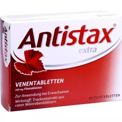 ANTISTAX ekstra venetabletter, 60 stk