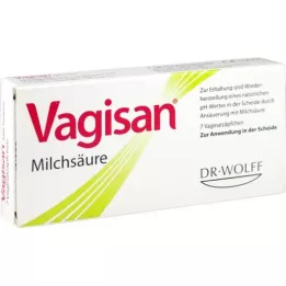 VAGISAN Mælkesyre vaginale stikpiller, 7 stk