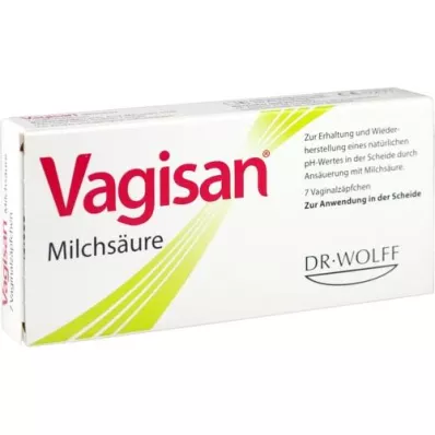 VAGISAN Mælkesyre vaginale stikpiller, 7 stk