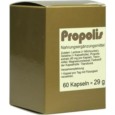 PROPOLIS KAPSLER, 60 stk
