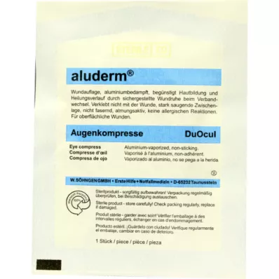 ALUDERM Øjekomprimerer DuOcul steril, 1 stk