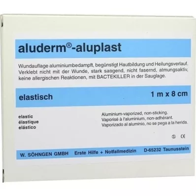 ALUDERM aluplast Wundverb.Pfl.8 cmx1 m elastik, 1 stk
