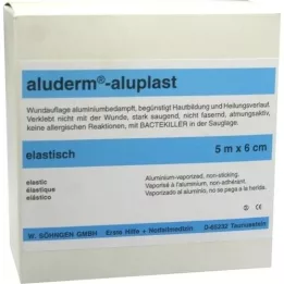 ALUDERM aluplast Wundverb.Pfl.6 cmx5 m elastik, 1 stk