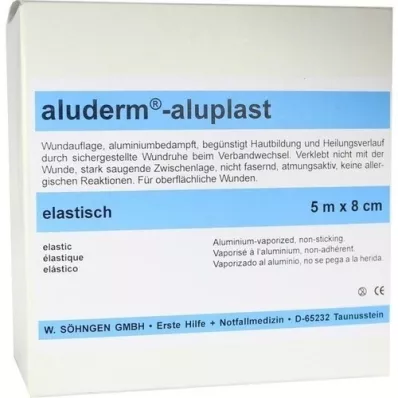 ALUDERM aluplast Wundverb.Pfl.8 cmx5 m elastik, 1 stk