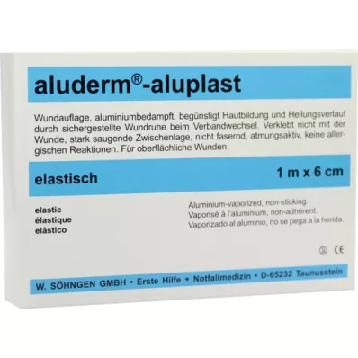 ALUDERM aluplast Wundverb.Pfl.6 cmx1 m stald, 1 stk