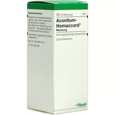 ACONITUM HOMACCORD Dråber, 30 ml