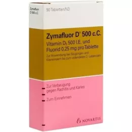 ZYMAFLUOR D 500 C C tabletter, 90 stk