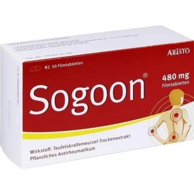 SOGOON 480 mg filmovertrukne tabletter, 50 stk