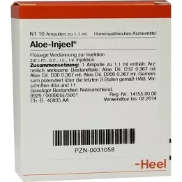 ALOE INJEEL Ampuller, 10 stk
