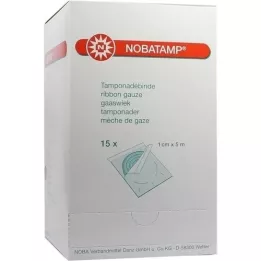 NOBATAMP-steril tamponadebind 1 cmx5 m, 15 stk