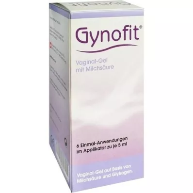 GYNOFIT Vaginal Gel a.Base.v.mælkesyre+glukose, 6X5 ml