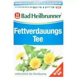 BAD HEILBRUNNER Fedtfordøjelses tefilterpose, 8X1,8 g
