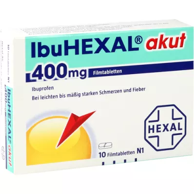 IBUHEXAL akut 400 filmovertrukne tabletter, 10 stk