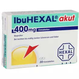 IBUHEXAL akut 400 filmovertrukne tabletter, 20 stk