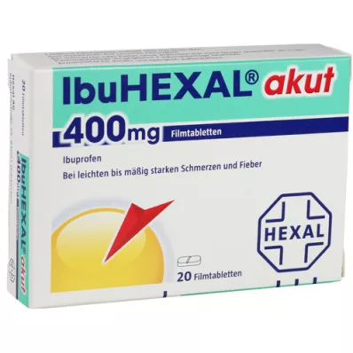 IBUHEXAL akut 400 filmovertrukne tabletter, 20 stk