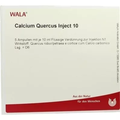CALCIUM QUERCUS Injicer 10 ampuller, 5X10 ml CALCIUM QUERCUS Injicer 10 ampuller, 5X10 ml